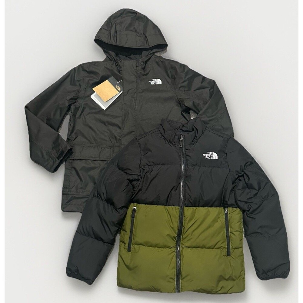 The North Face $190 Boys 7 Down Triclimate Coat Jacket 3-in-1 Reversible Puffer